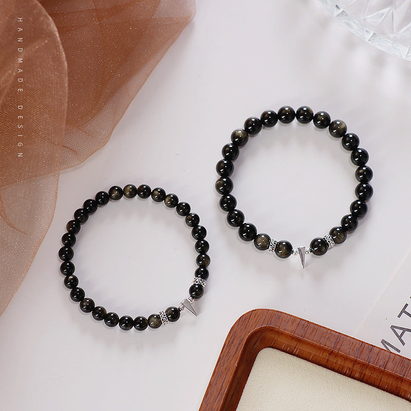 FJHDIY019 Golden Stone Bracelet 6/8mm