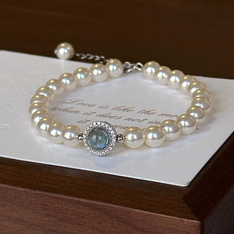 FJHDIY066 Tamsui Pearl Aquarium Bracelet 8mm