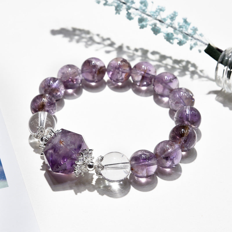 FJHDIY056 Original Amethyst Bracelet 10mm