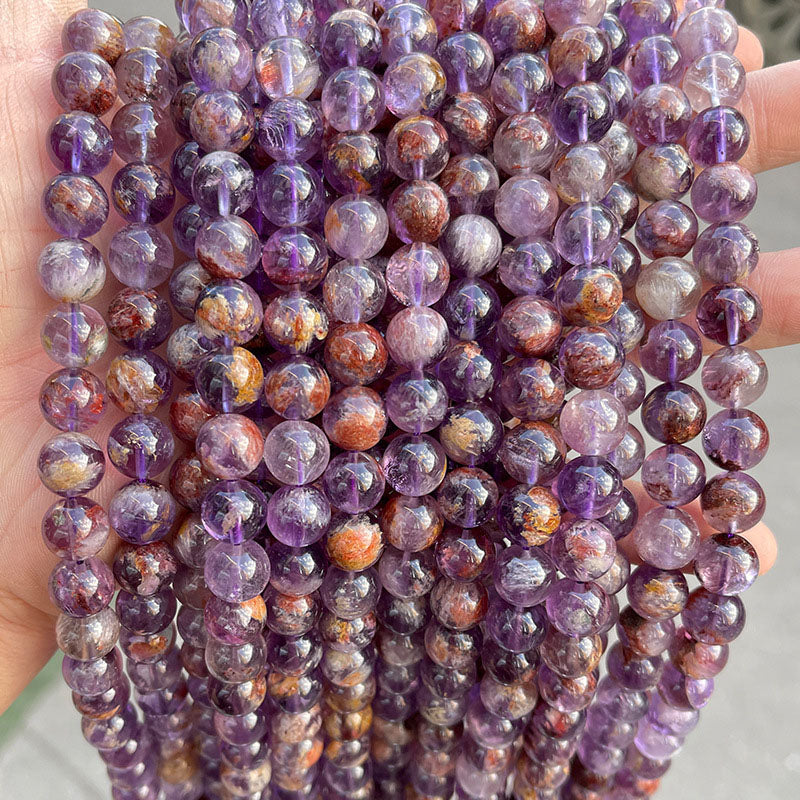 紫色のガーデンクォーツビーズ卸売 天然 4/6/8/10/12mm