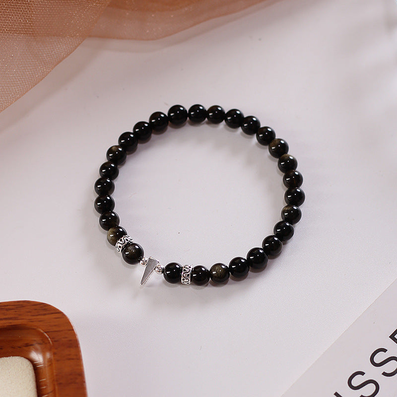 FJHDIY019 Golden Stone Bracelet 6/8mm