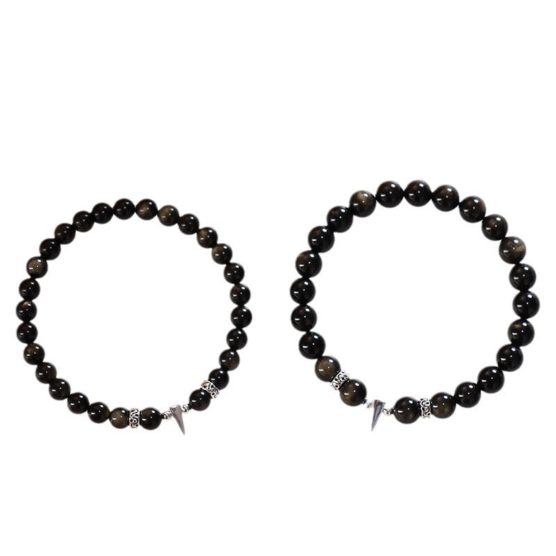 FJHDIY019 Golden Stone Bracelet 6/8mm