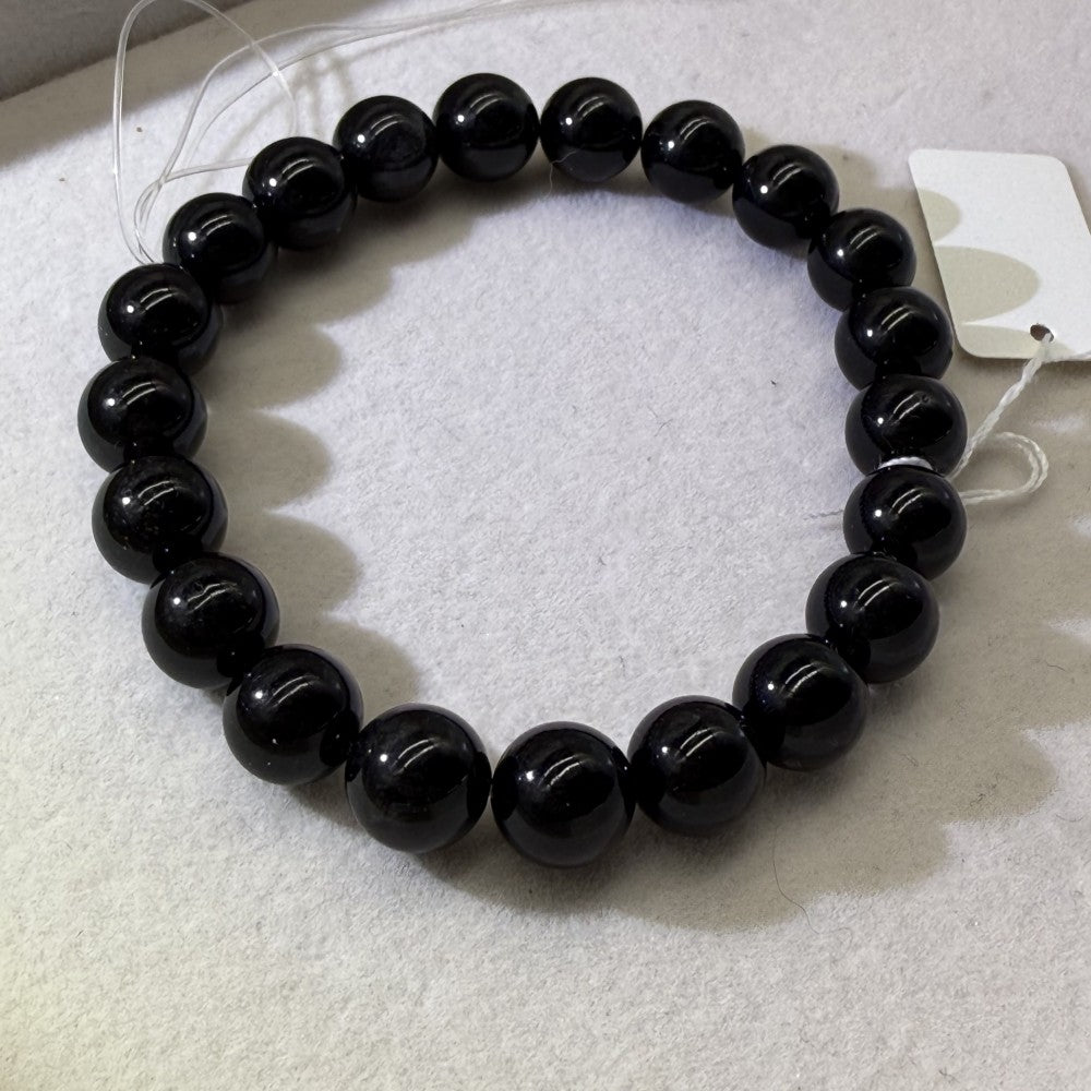 XLSL021 Black Rutilated Quartz bracelet 6/8/10/12mm