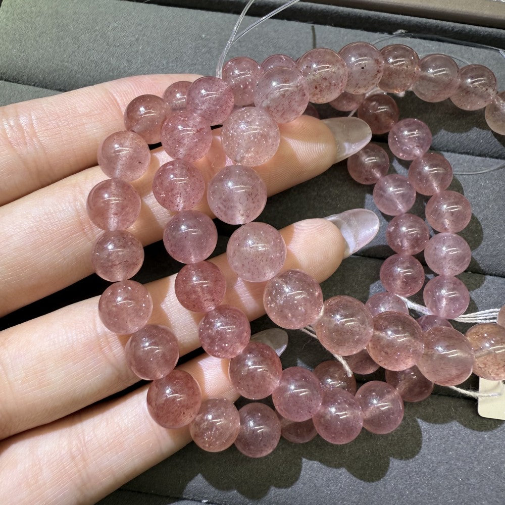 XLSL012 Strawberry Quartz  bracelet 6/8/10/12mm