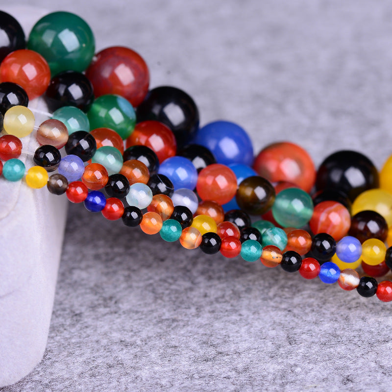 カラフルアゲート 連材 8/10/12mm