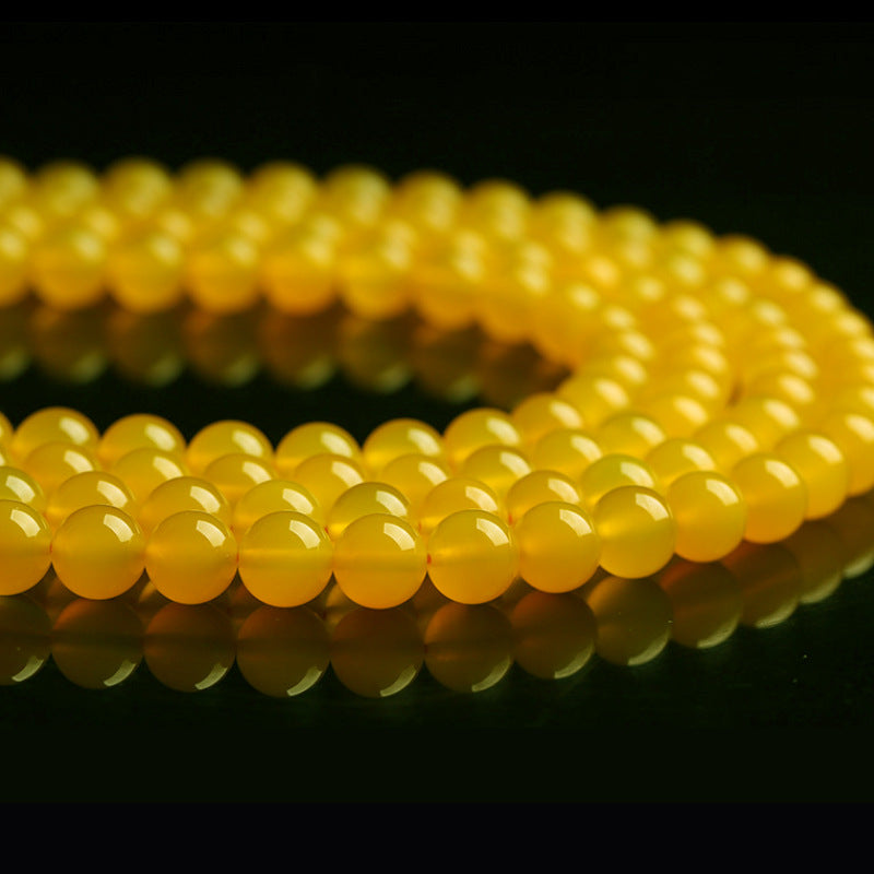 黄玉 連材 8/10/12mm