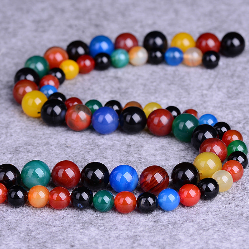 カラフルアゲート 連材 8/10/12mm