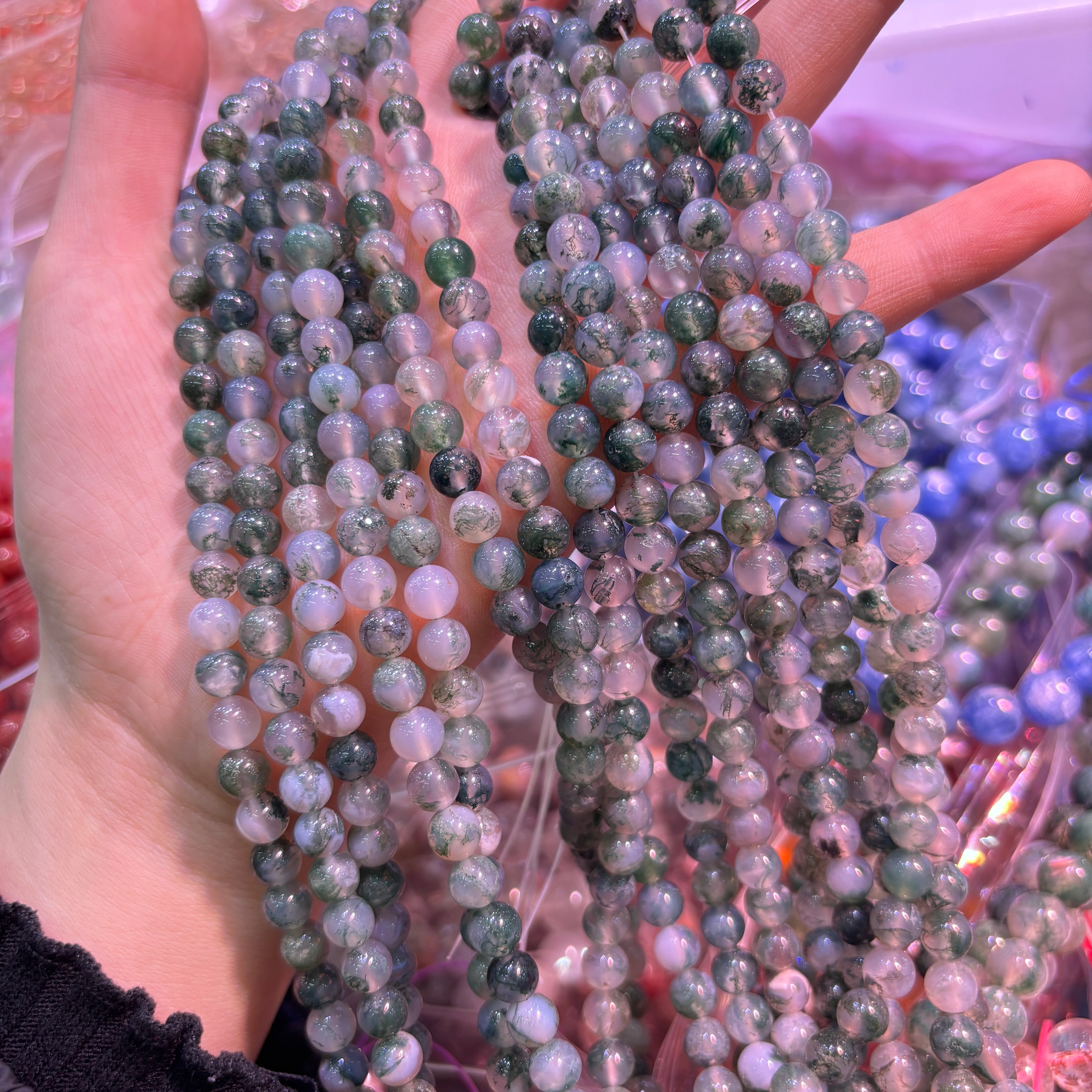 水草瑪瑙 ブレスレット 8/10/12mm