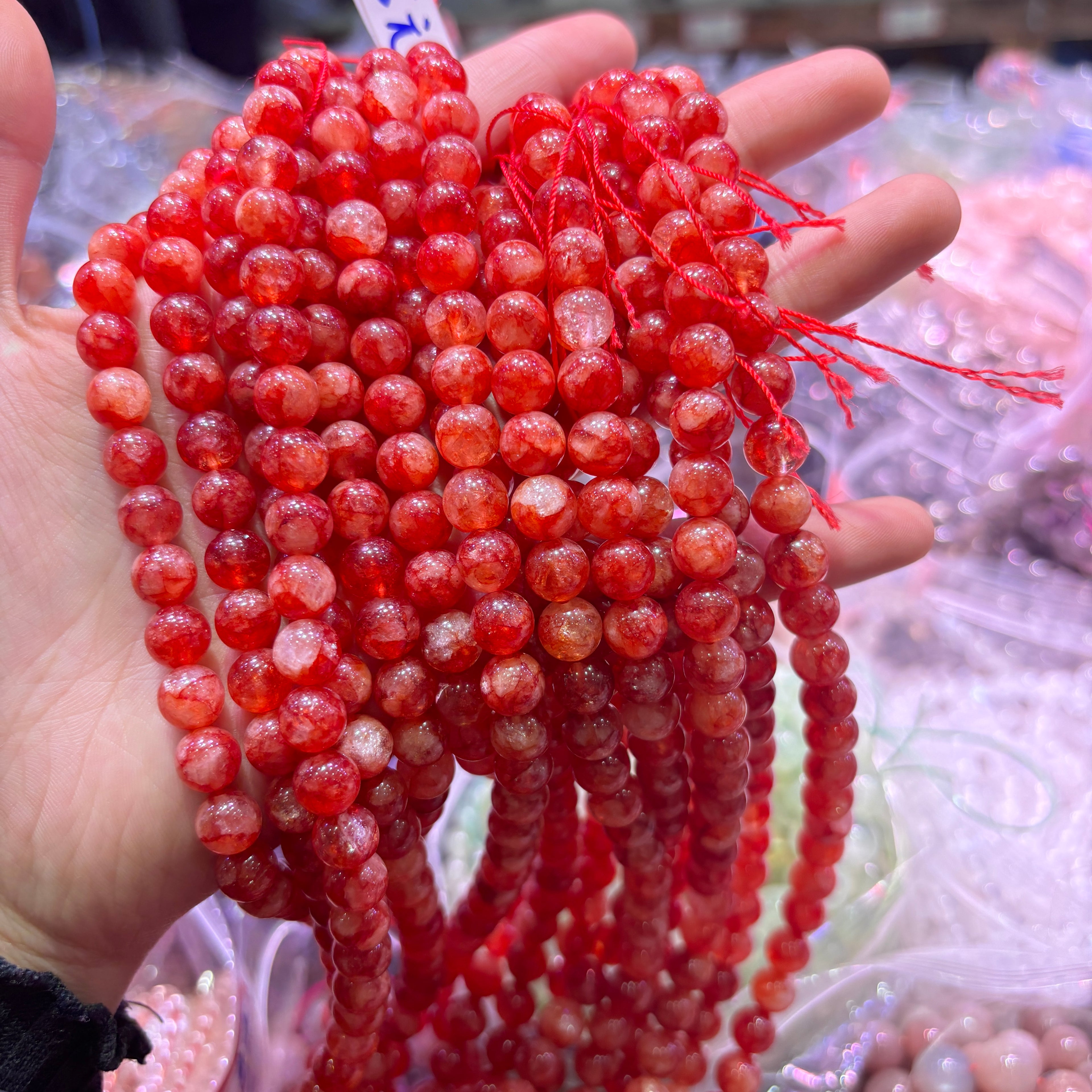 ファイアークォーツ ブレスレット6/8mm