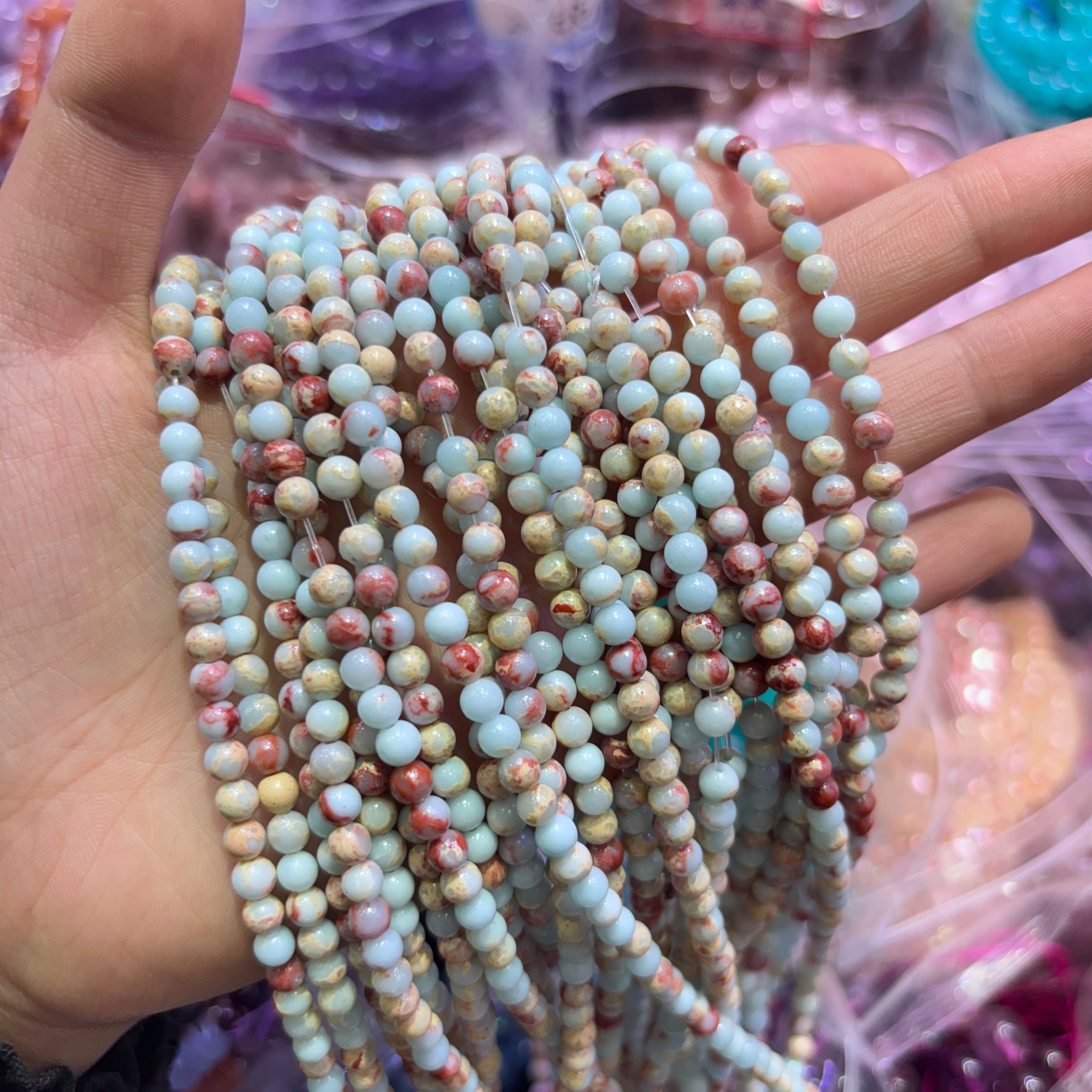 寿山石 ブレスレット 8/10/12mm