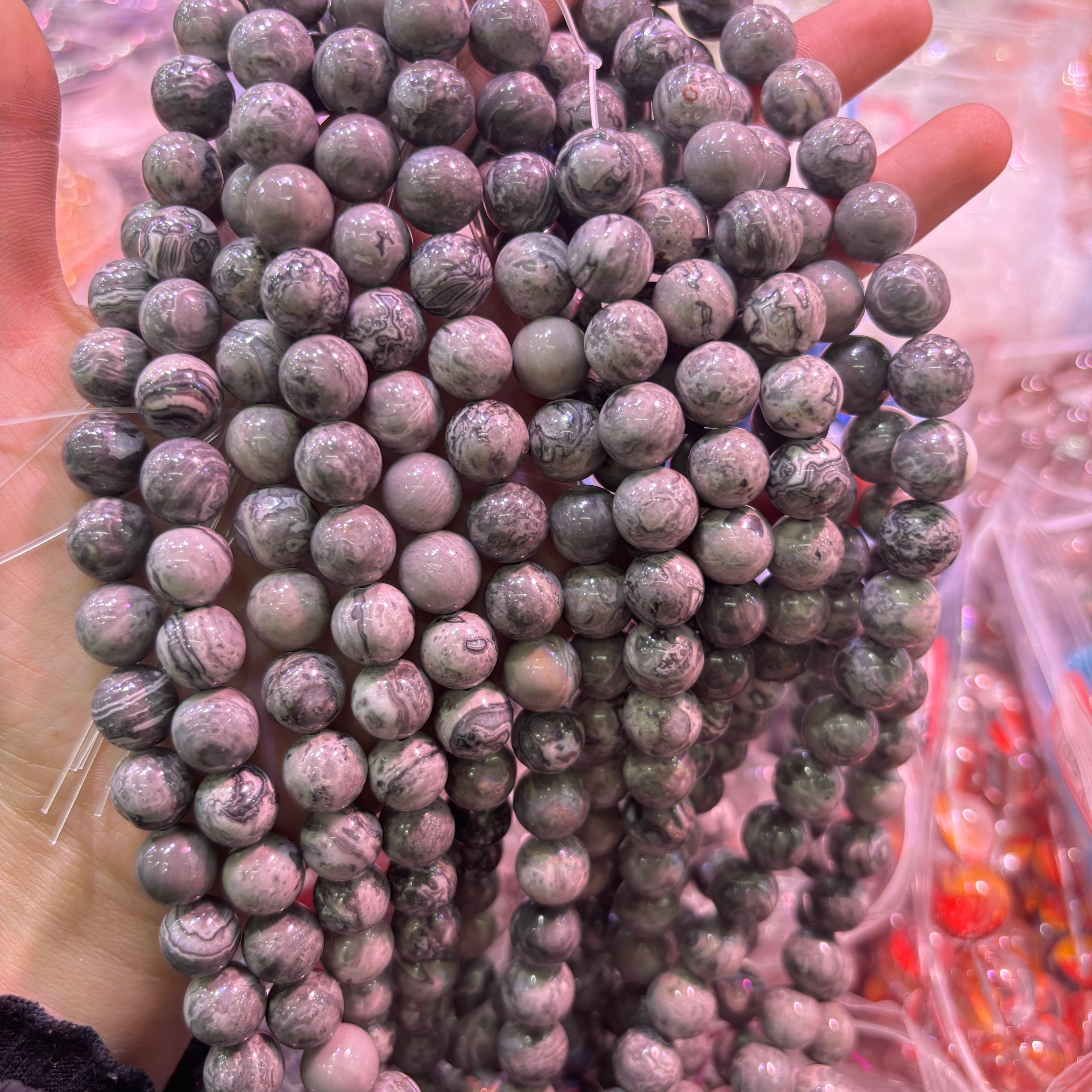 地図石  ブレスレット8/10/12mm