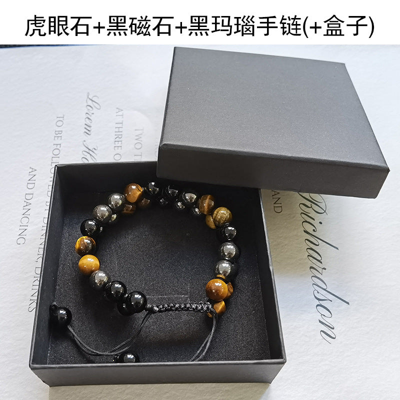 FJHDIY071 Natural strawberry crystal freshwater pearls Bracelet 8mm