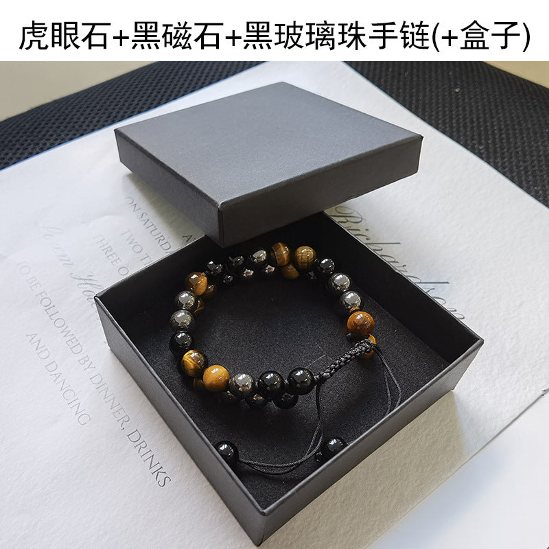 FJHDIY071 Natural strawberry crystal freshwater pearls Bracelet 8mm