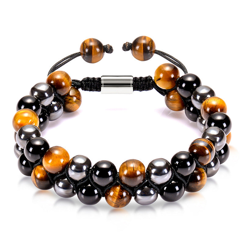 FJHDIY071 Natural strawberry crystal freshwater pearls Bracelet 8mm