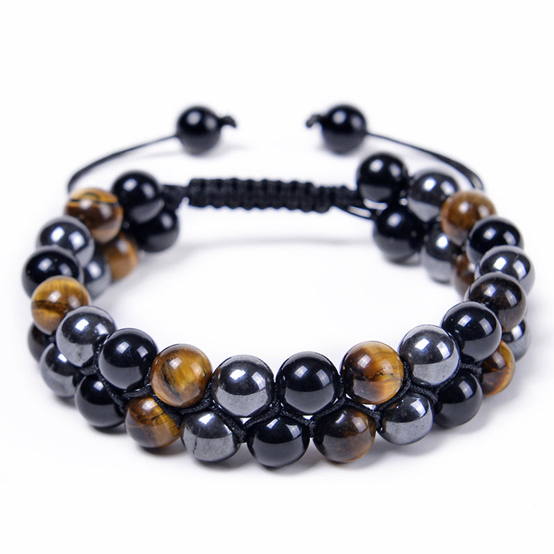 FJHDIY071 Natural strawberry crystal freshwater pearls Bracelet 8mm