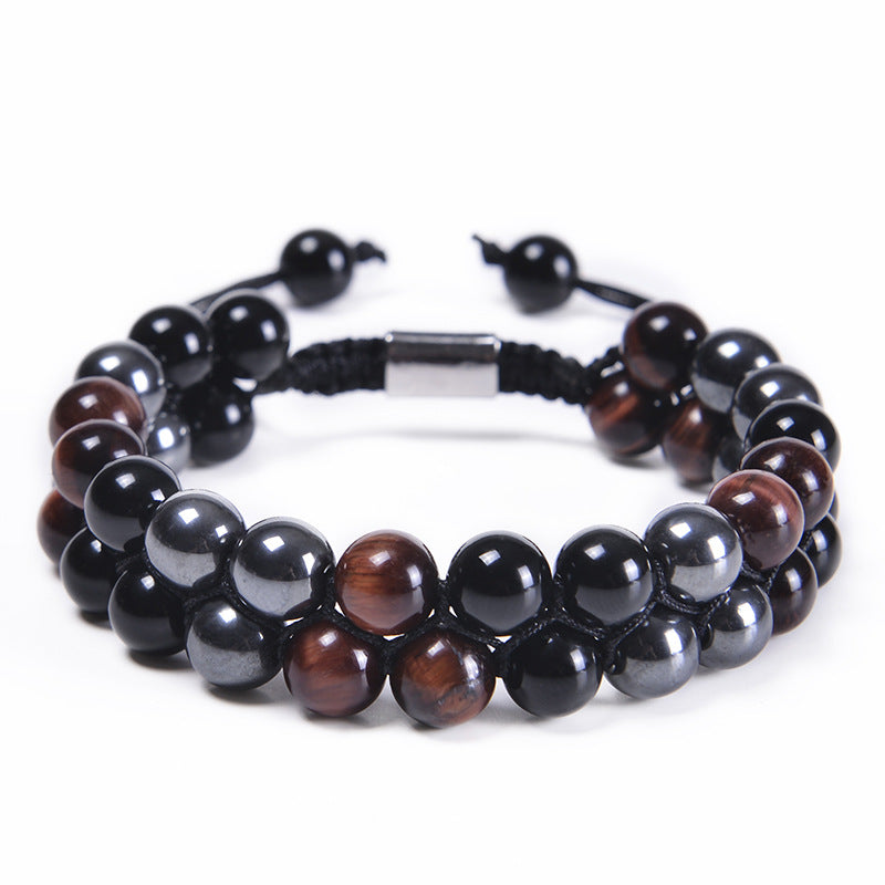 FJHDIY071 Natural strawberry crystal freshwater pearls Bracelet 8mm
