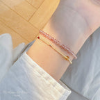 FJHDIY040 Citrine Bracelet 2mm
