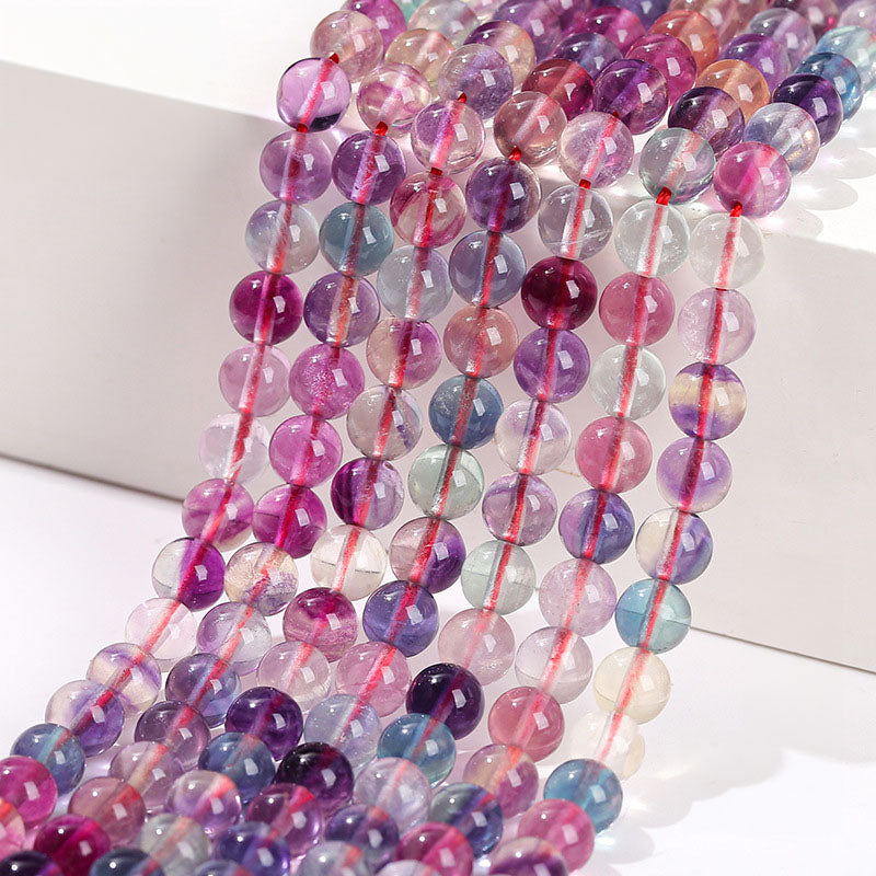 フローライトビーズ卸売 3A/5A 4/6/8mm