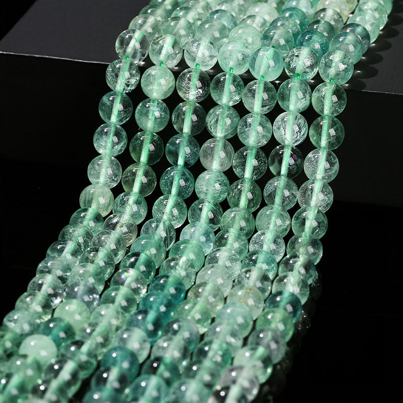 緑フローライトビーズ卸売 天然 6/8mm