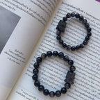 FJHDIY037 Obsidian gold-swallowing beast Bracelet 8mm