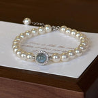 FJHDIY066 Tamsui Pearl Aquarium Bracelet 8mm