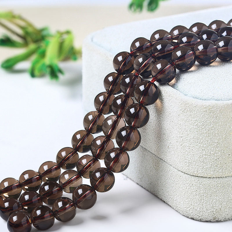 スモーキークォーツ ビーズブレスレット スモーキークォーツ ブレスレット ｜天然石通販の4976堂