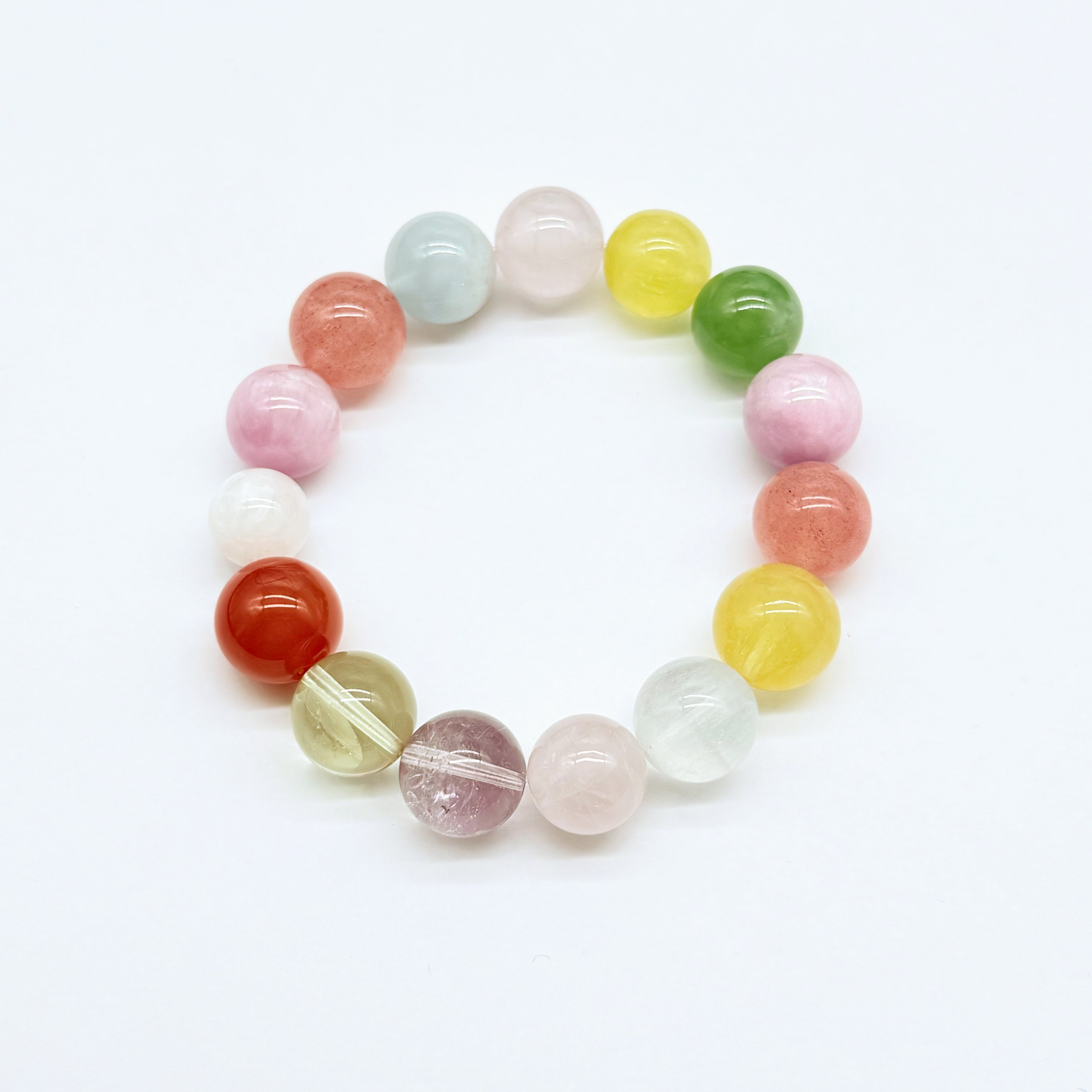 【予約販売商品】OS0004 オリジナルの天然石ブレスレット「活力と幸運」