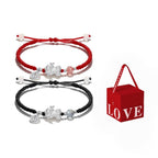 FJHDIY045 Gray Moonlight Foot Silver Pi'xiu Bracelet 8mm