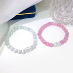 FJHDIY036 Cat's eye stone Bracelet 8mm