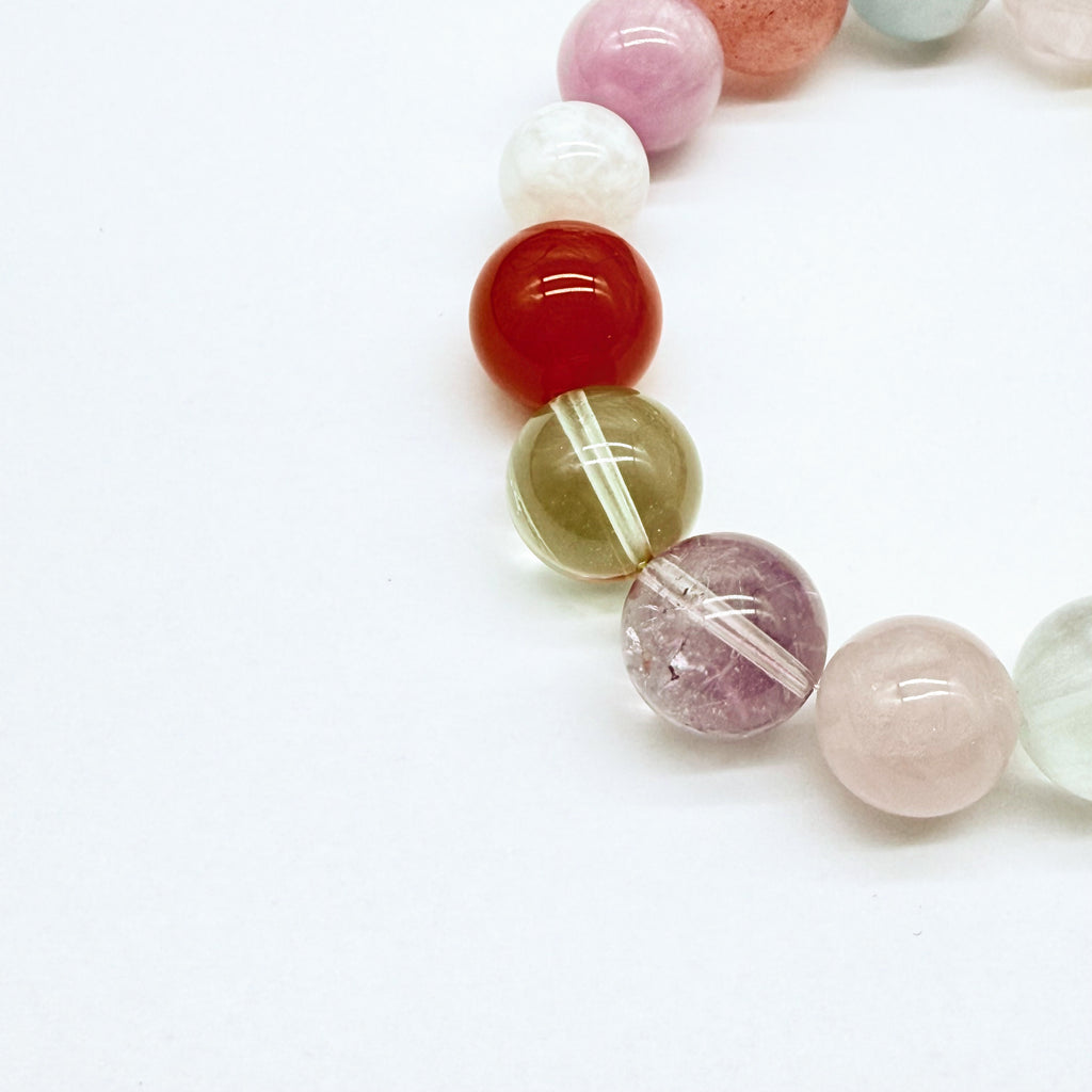 【予約販売商品】OS0004 オリジナルの天然石ブレスレット「活力と幸運」