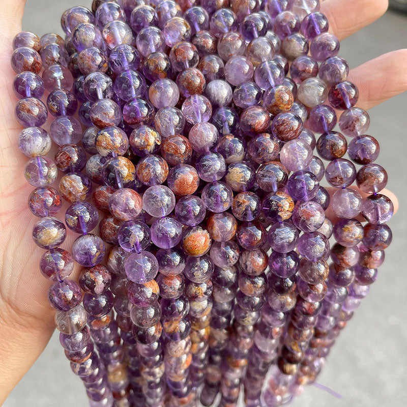 紫色のガーデンクォーツビーズ卸売 天然 4/6/8/10/12mm