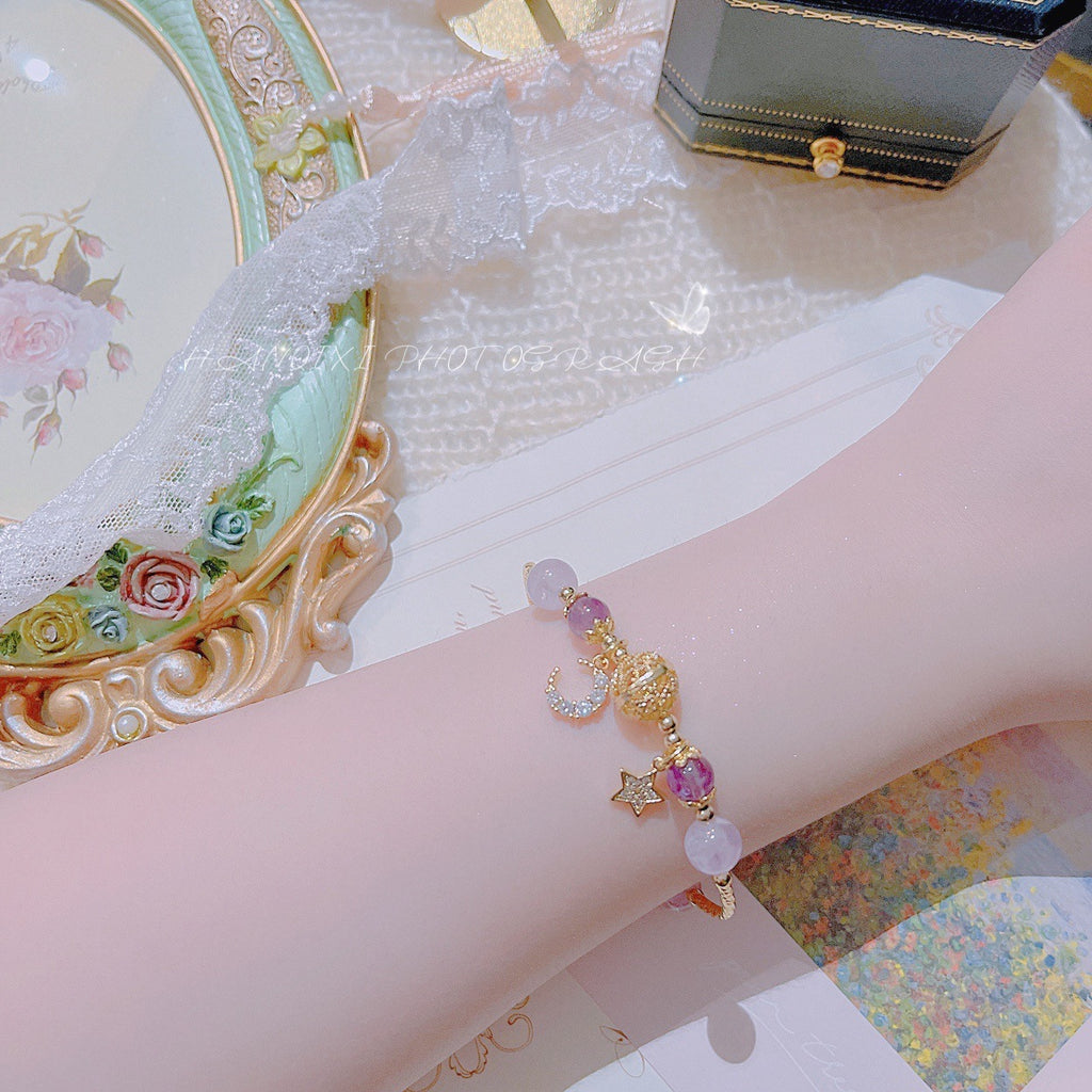 FJHDIY003 Lavender Amethyst Bracelet 10mm