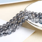 ブラックルチルクォーツビーズ卸売 3A 6/8/10/12mm