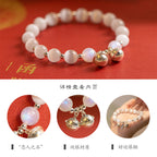 FJHDIY011 Cat's eye lime moonlight crystal Bracelet 8mm