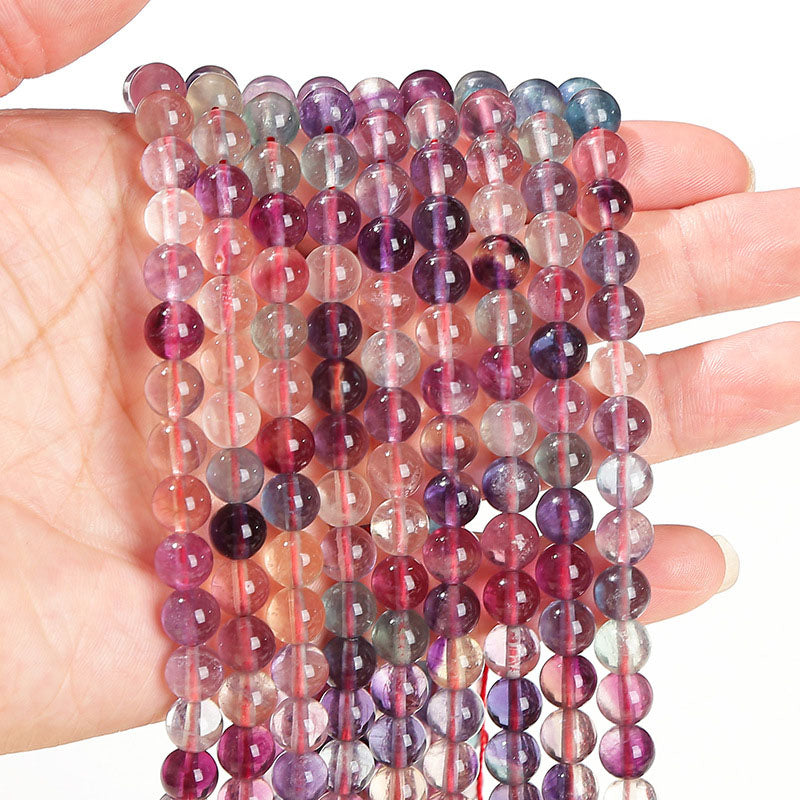 フローライトビーズ卸売 3A/5A 4/6/8mm
