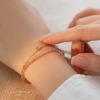 FJHDIY040 Citrine Bracelet 2mm