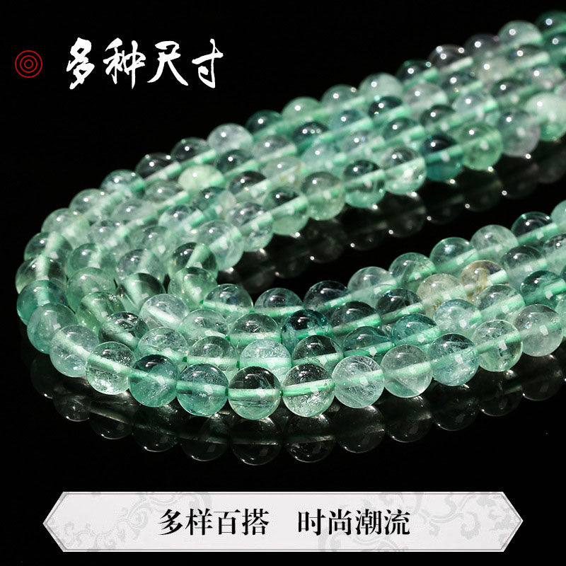 緑フローライトビーズ卸売 天然 6/8mm