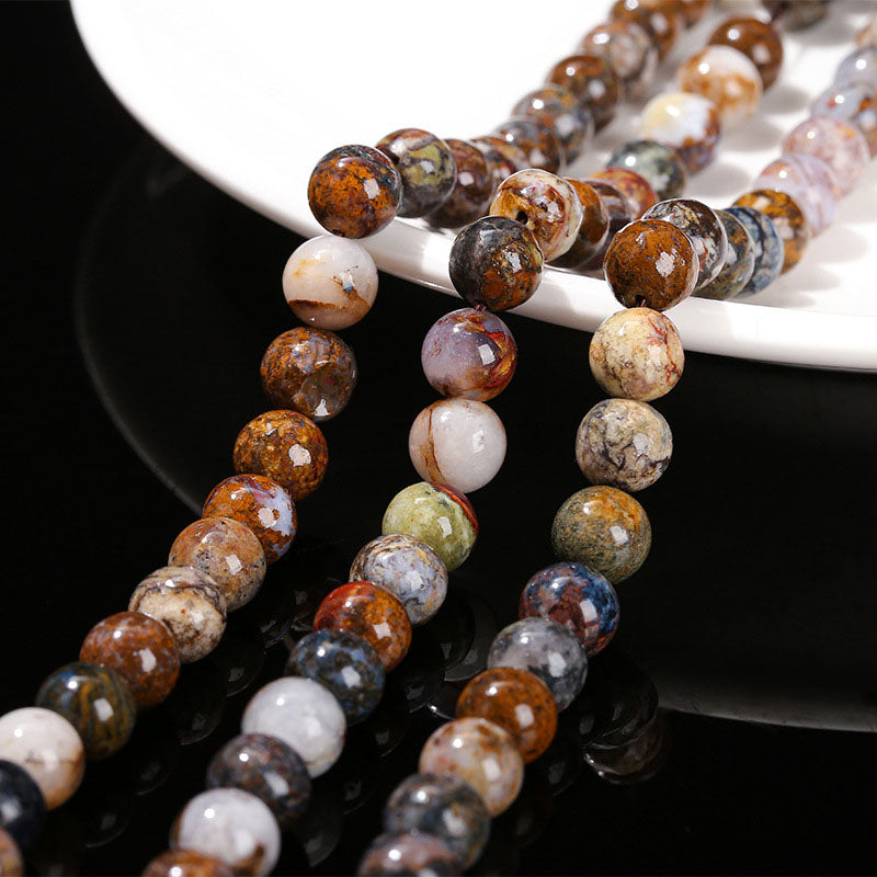 ピータサイトビーズ卸売 天然 4/6/8/10mm