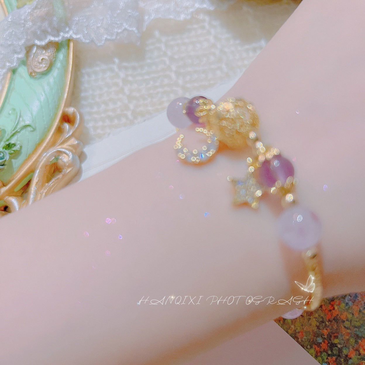 FJHDIY003 Lavender Amethyst Bracelet 10mm