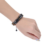 FJHDIY071 Natural strawberry crystal freshwater pearls Bracelet 8mm