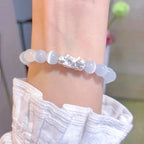 FJHDIY036 Cat's eye stone Bracelet 8mm