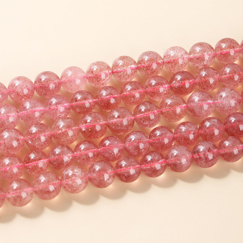 ストロベリークォー ツビーズ卸売 5A 8/10/12mm