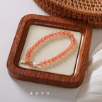 FJHDIY033 Cherry Red Southern Agate Bracelet 6mm
