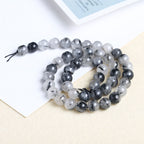 ブラックルチルクォーツビーズ卸売 3A 6/8/10/12mm