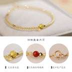 FJHDIY040 Citrine Bracelet 2mm