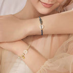 FJHDIY048 Natural white agate Ruyi Ping Angua Fu brand Bracelet 12mm