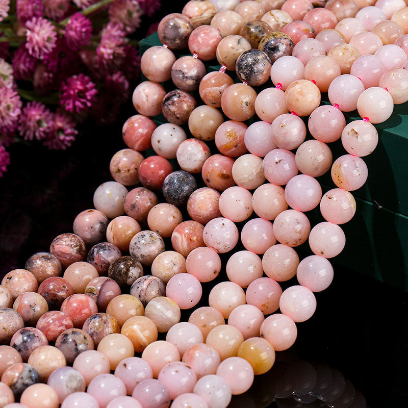 ピンクオパールビーズ卸売 3A/5A 6/8/10mm