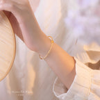 FJHDIY040 Citrine Bracelet 2mm