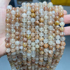 レッドルチルクォーツビーズ卸売 天然 6/8/10mm