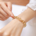 FJHDIY068 Citrine Pixiu Bracelet 6/8mm